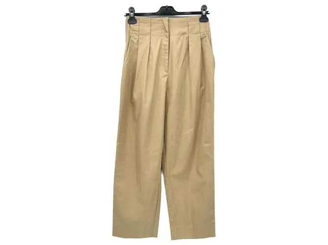 SANDRO Pantalón T.fr 36 Algodón Beige 