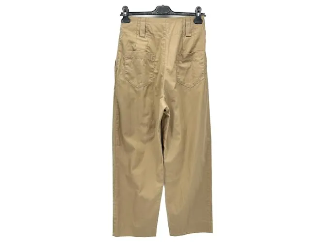 SANDRO Pantalón T.fr 36 Algodón Beige 