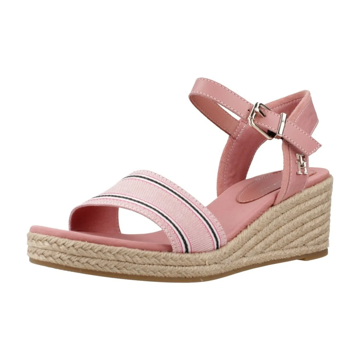 SHIRTING WEDGE SANDAL