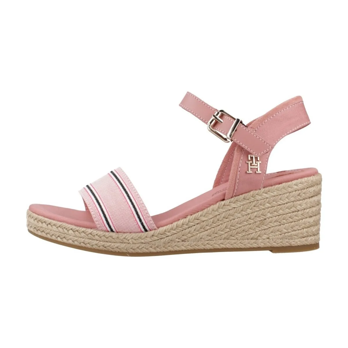 SHIRTING WEDGE SANDAL