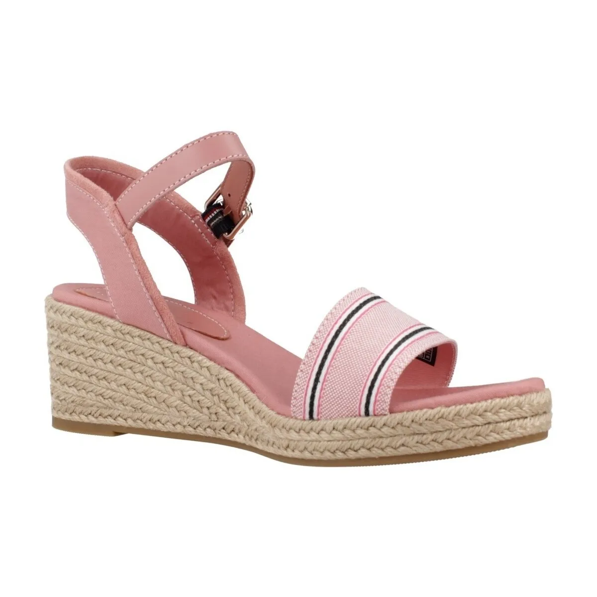 SHIRTING WEDGE SANDAL