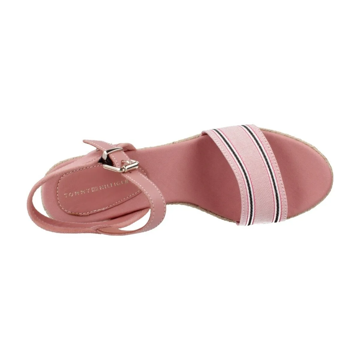 SHIRTING WEDGE SANDAL