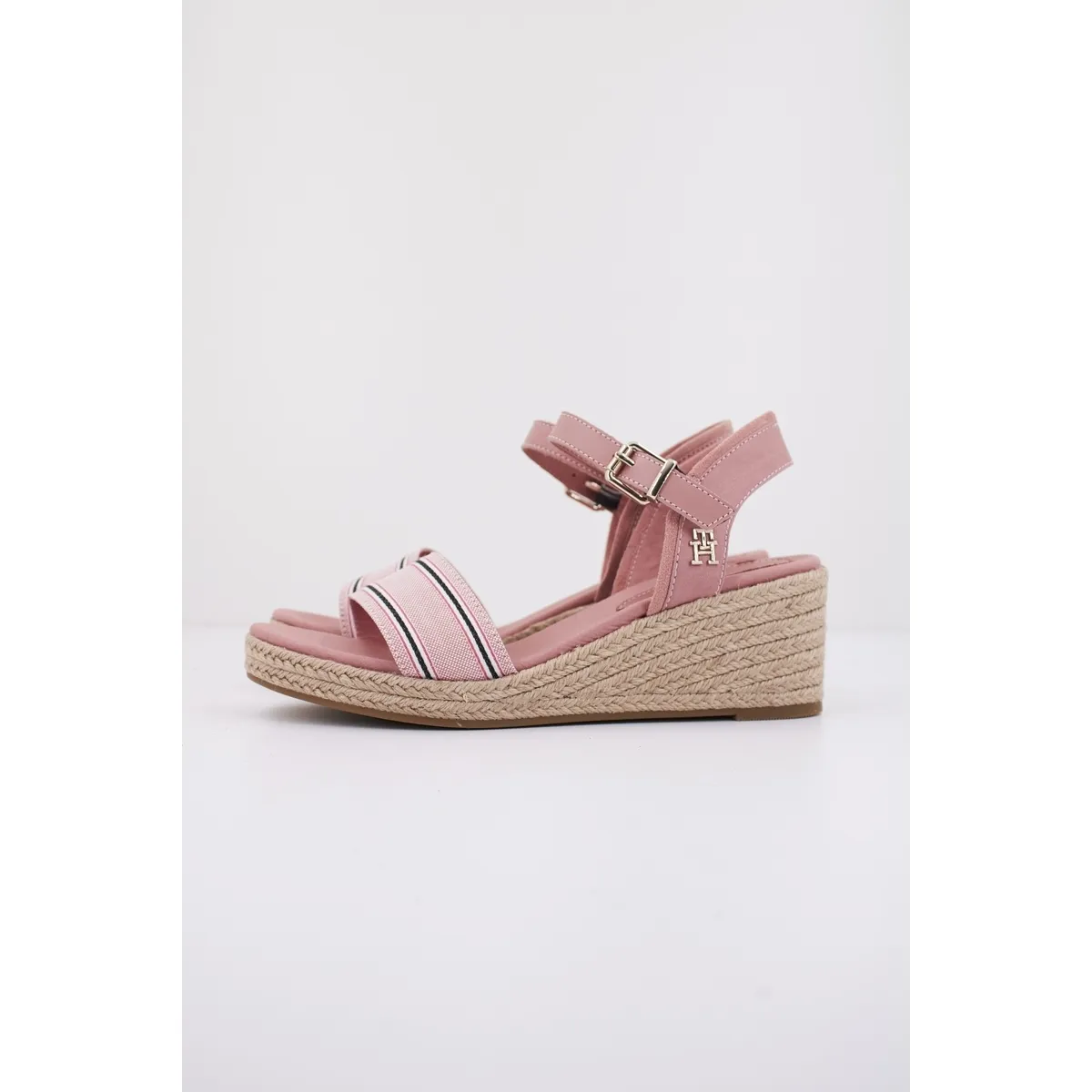 SHIRTING WEDGE SANDAL