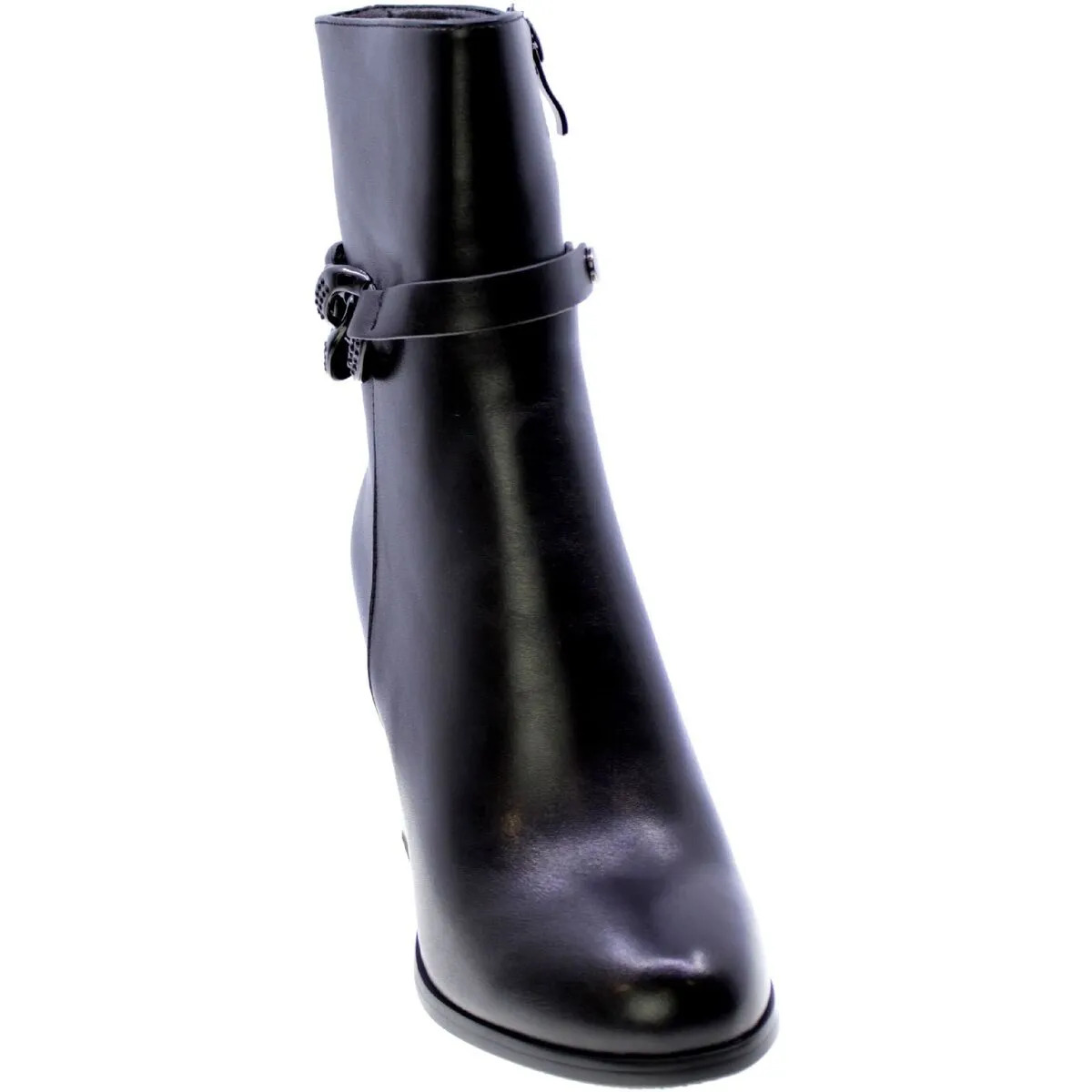 STIVALETTO TRONCHETTO DONNA NERO MJ1076C9931