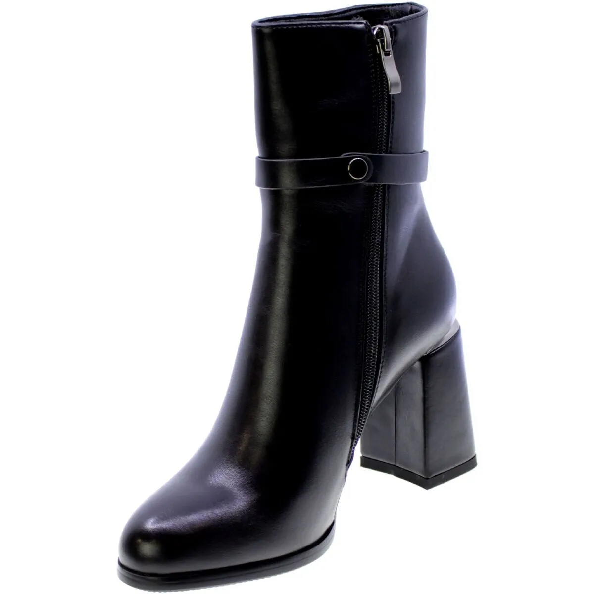 STIVALETTO TRONCHETTO DONNA NERO MJ1076C9931