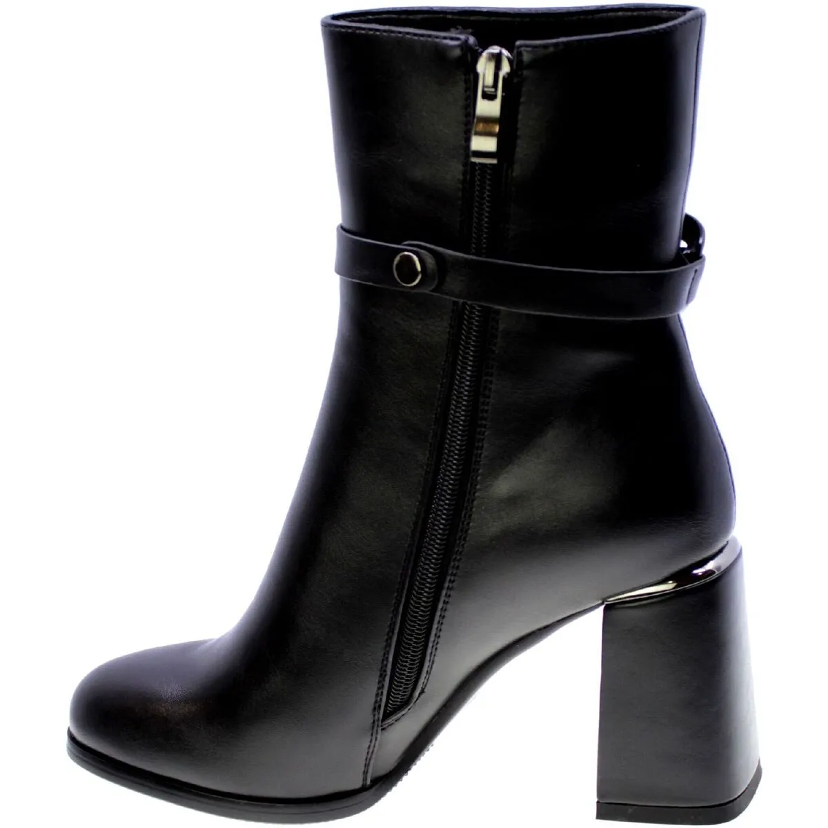 STIVALETTO TRONCHETTO DONNA NERO MJ1076C9931