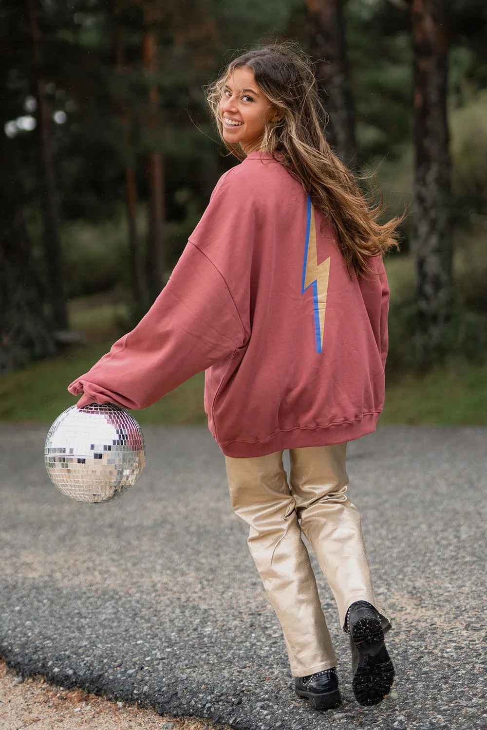 Sudadera Karma Marsala