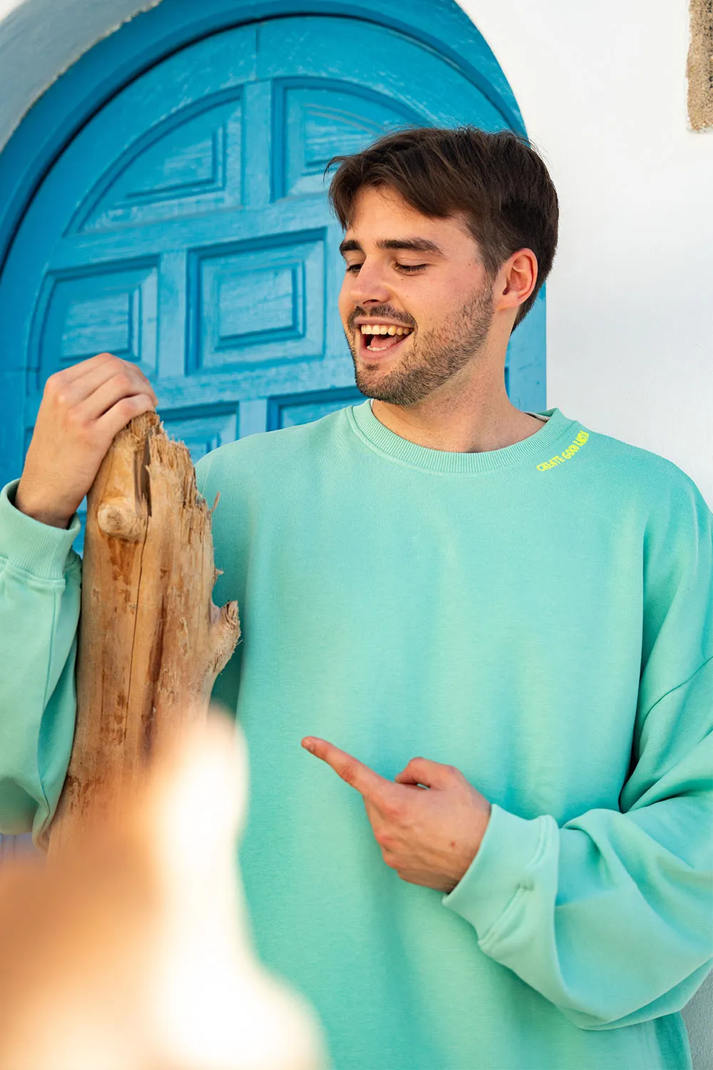 Sudadera Karma verde