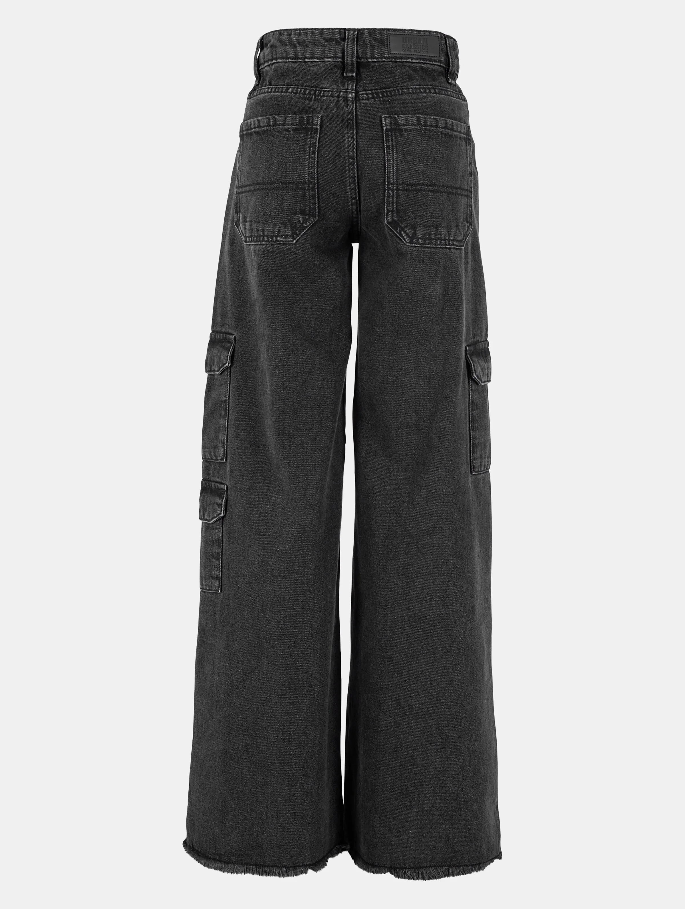 Urban Classics Mid Waist Cargo Denim