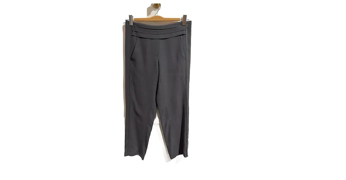 VANESSA BRUNO Pantalón T.fr 34 Viscosa Gris 