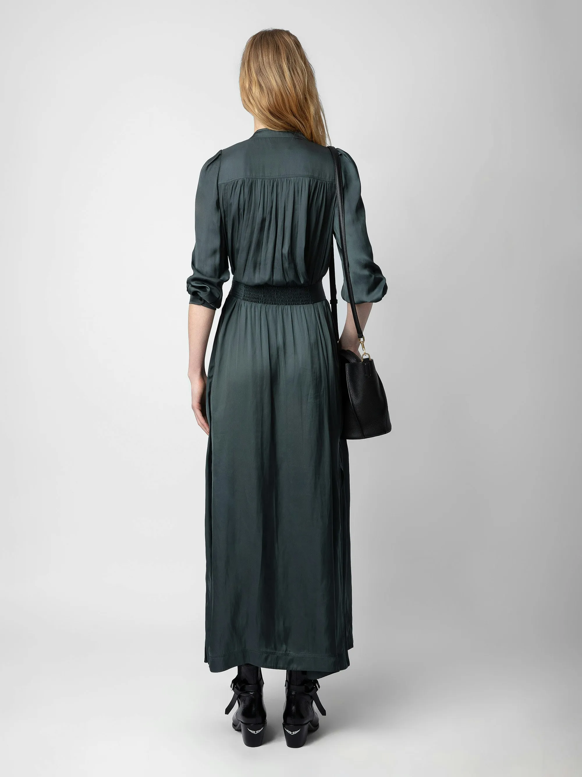 Vestido de Satén Ritchil