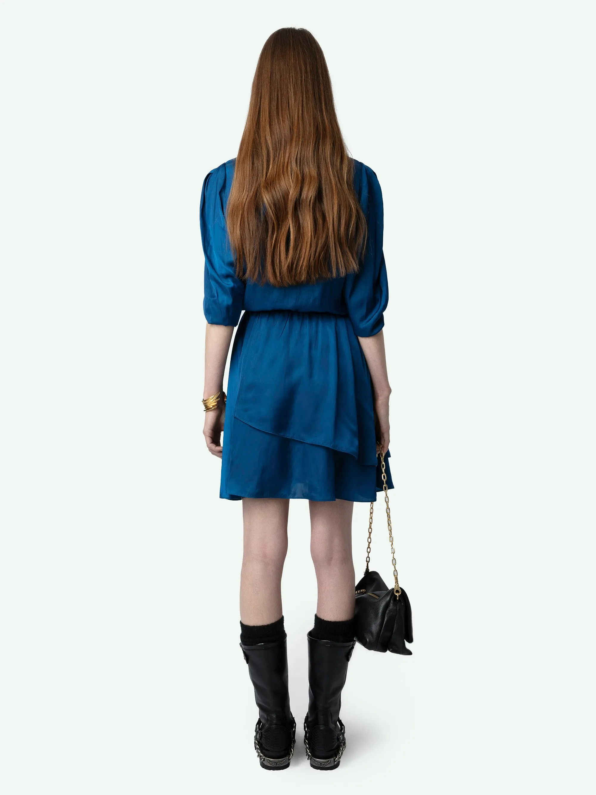 Vestido de Satén Rogers