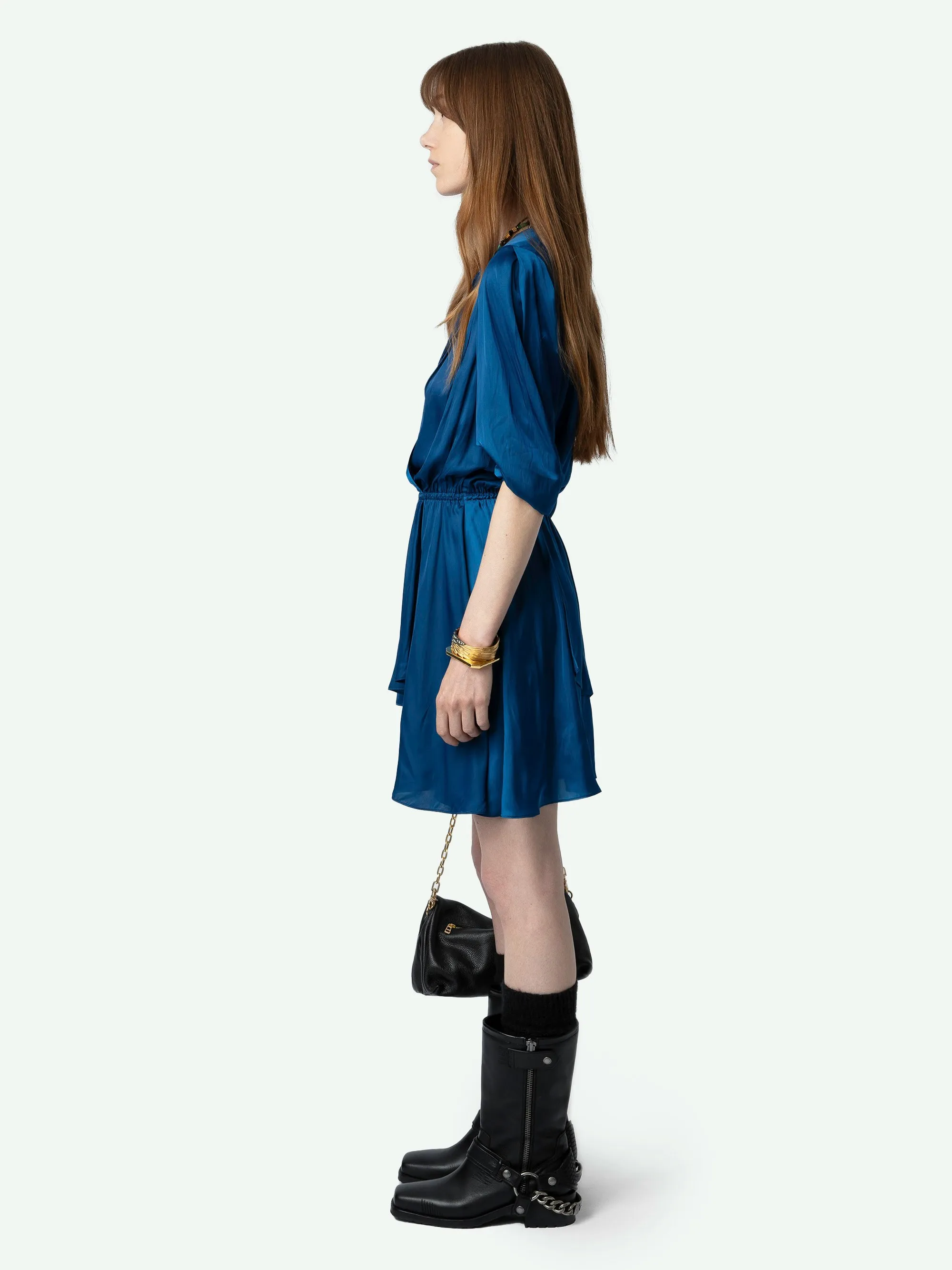 Vestido de Satén Rogers