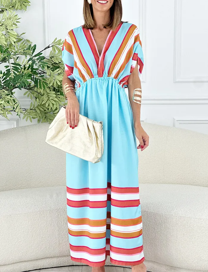 Vestido Holbox azul