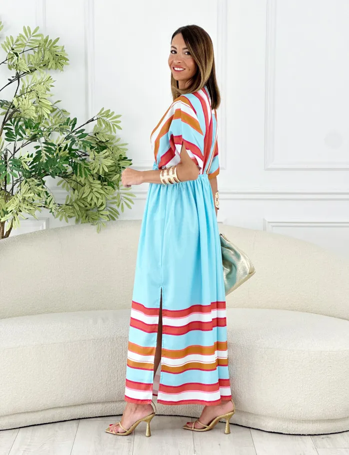 Vestido Holbox azul