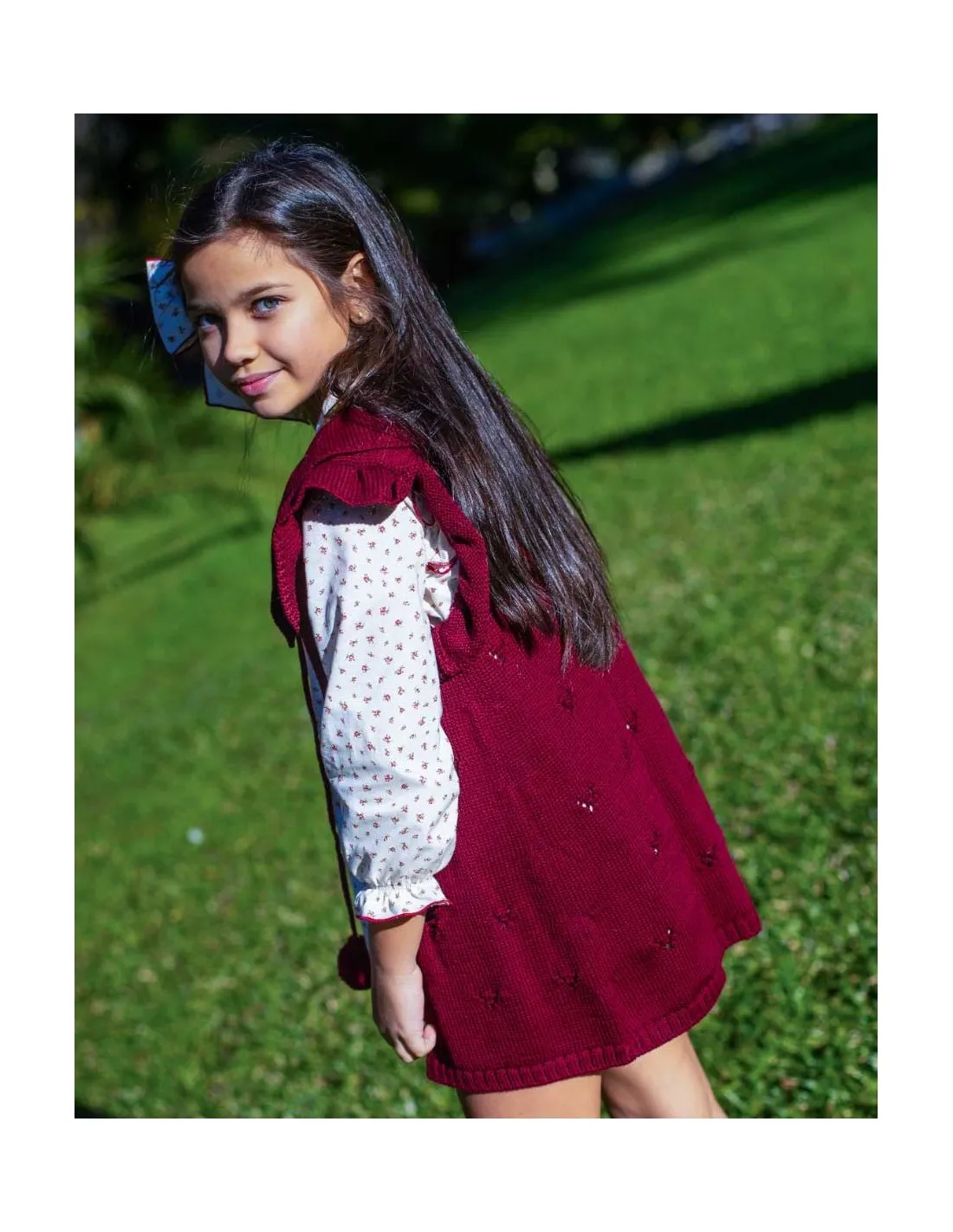 Vestido Niña Flores Colección Rubí La Martinica Moda Infantil