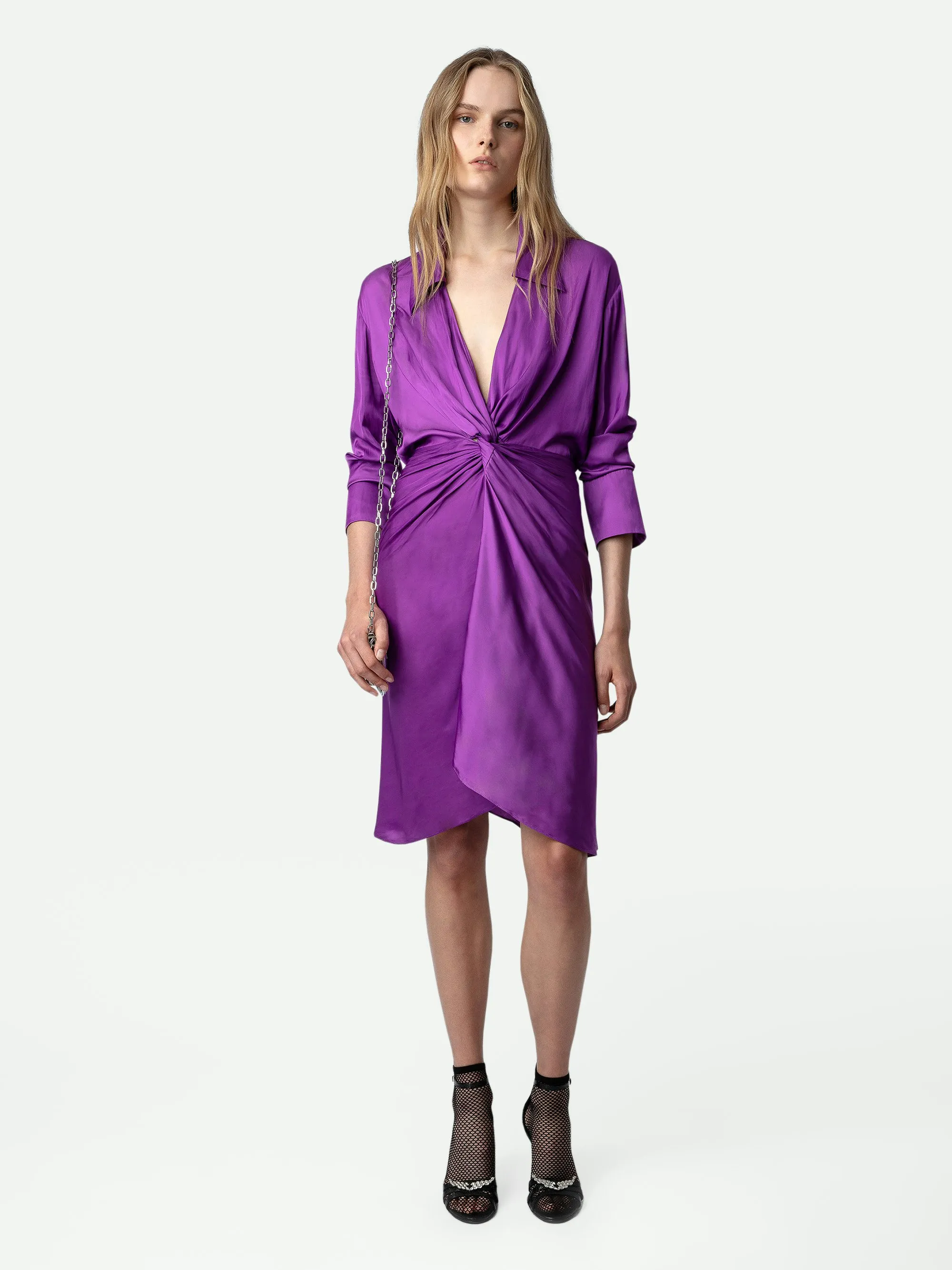 Vestido Rozo de Satén