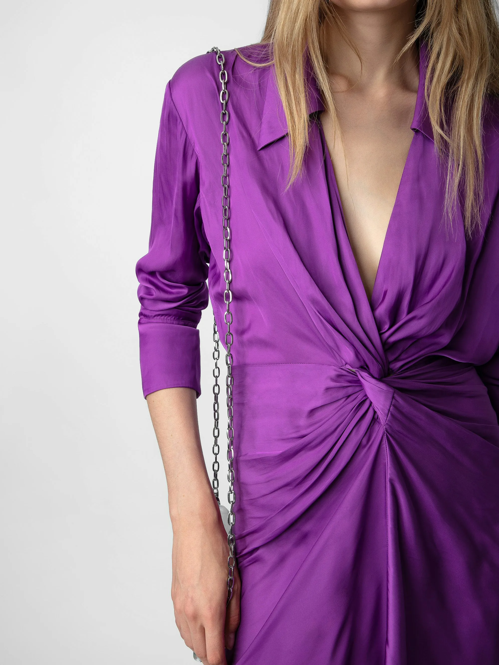 Vestido Rozo de Satén