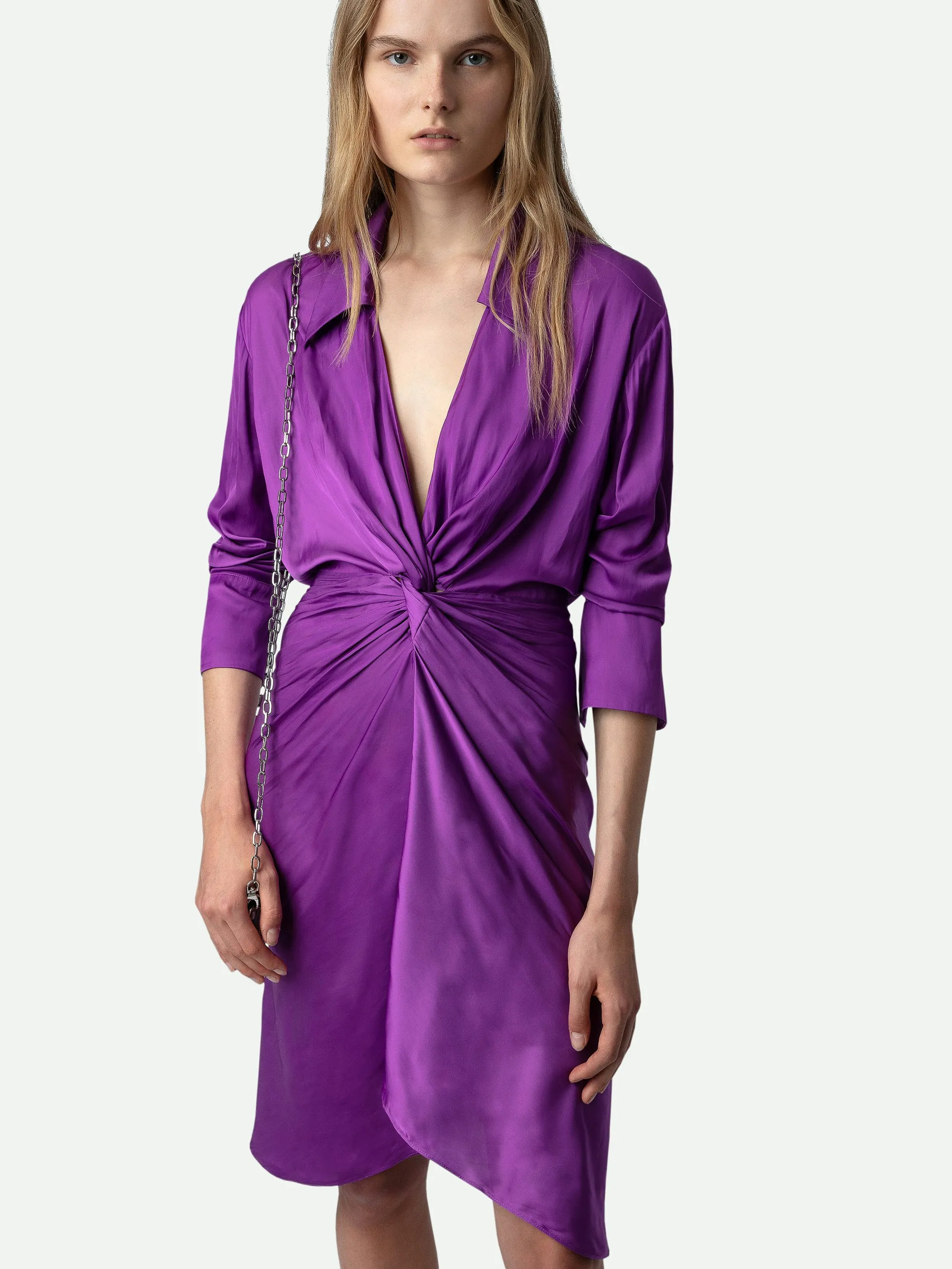 Vestido Rozo de Satén
