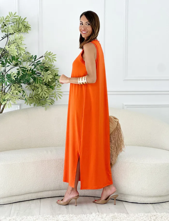 Vestido sıra new naranja