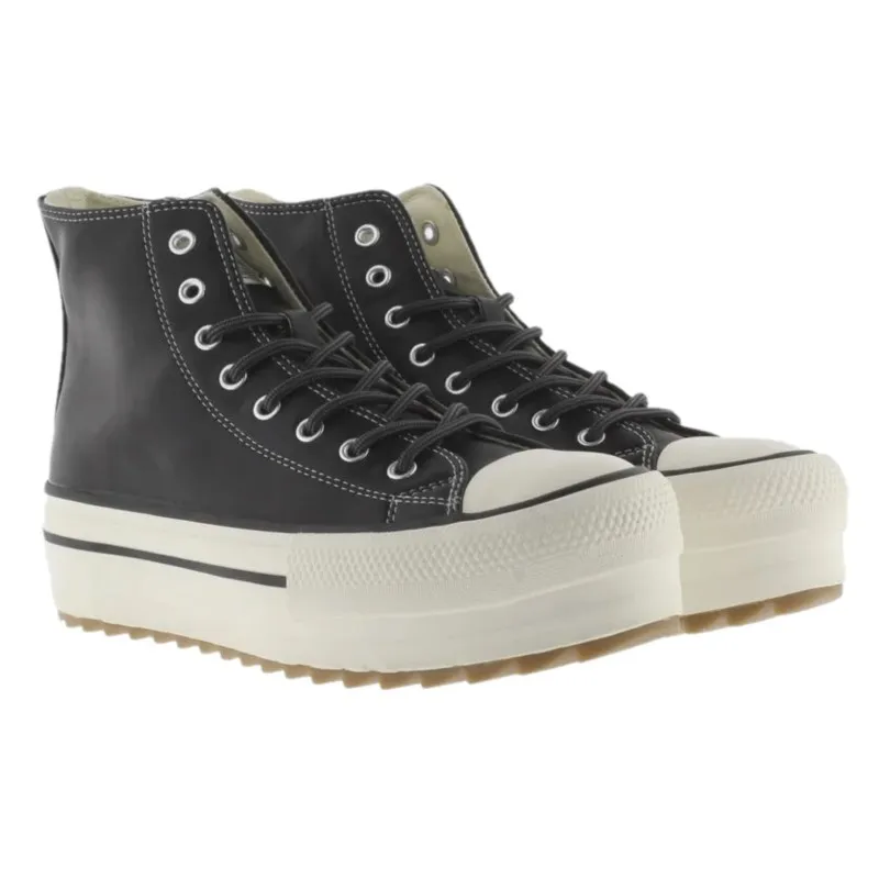VICTORIA 1061123 Beige y Negro Bota basquet mujer