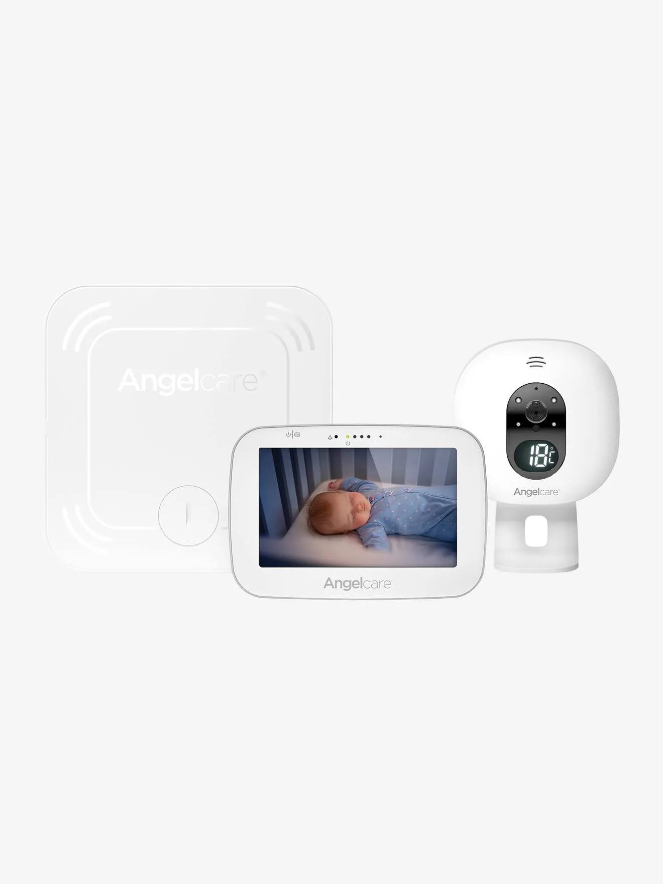 Vigilabebés con video y detección de movimientos respiratorios inalámbrico AC527 ANGELCARE