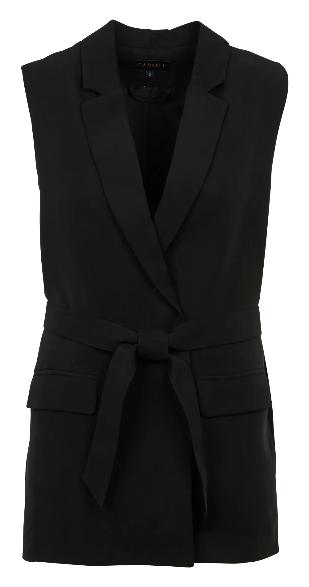 VMANEL  CHAQUETA DE TRAJE SIN MANGAS EN NEGRO