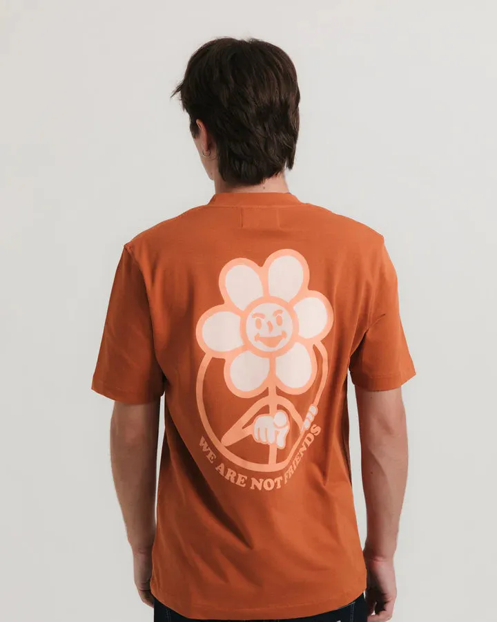 WE ARE NOT FRIENDS  DAISY LOGO WORKER