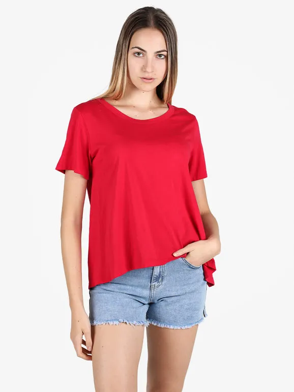 Wendy Trendy Camiseta maxi evasé de mujer de algodón