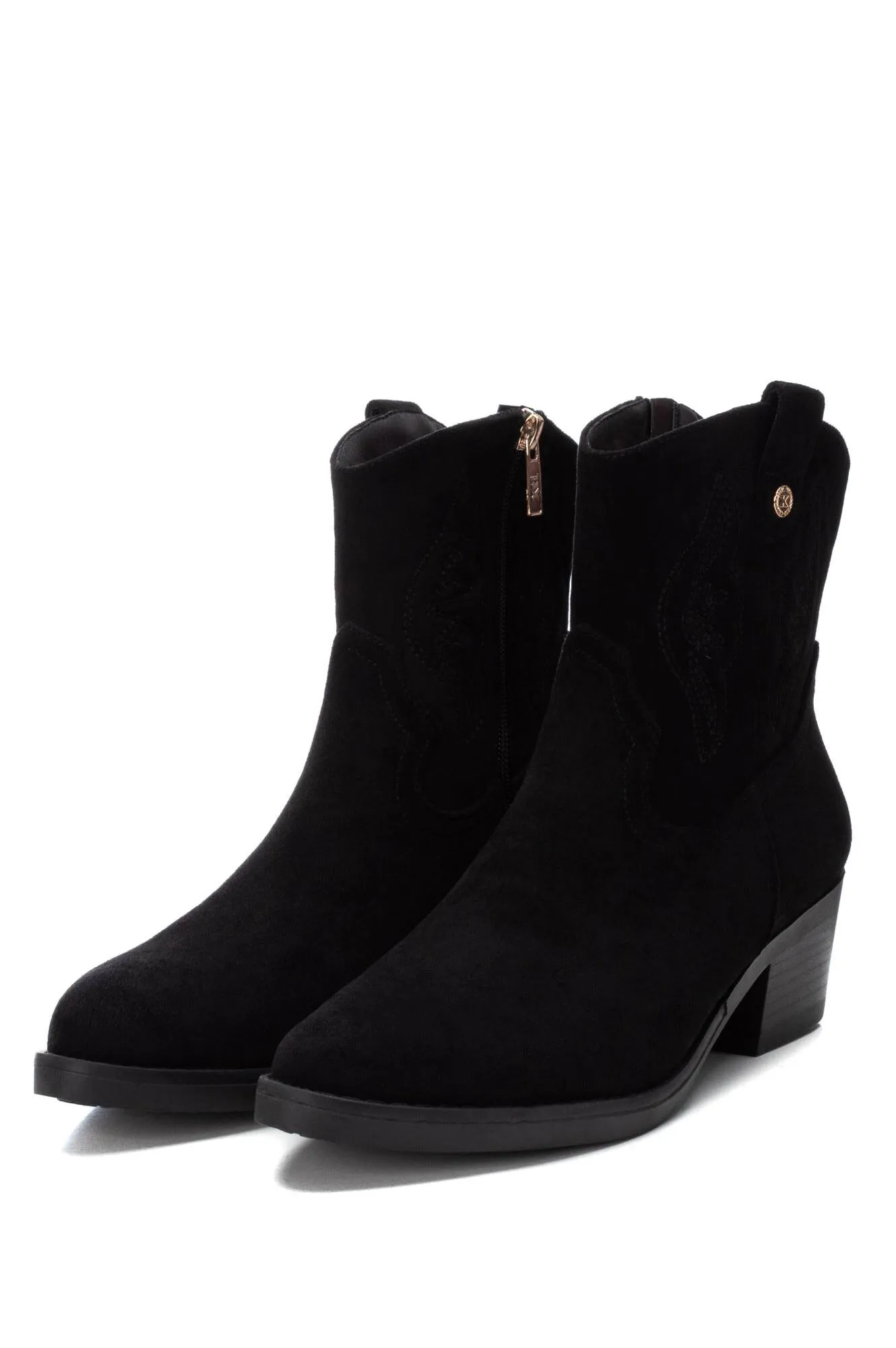 Xti Botin antelina tipo campero conn tacon