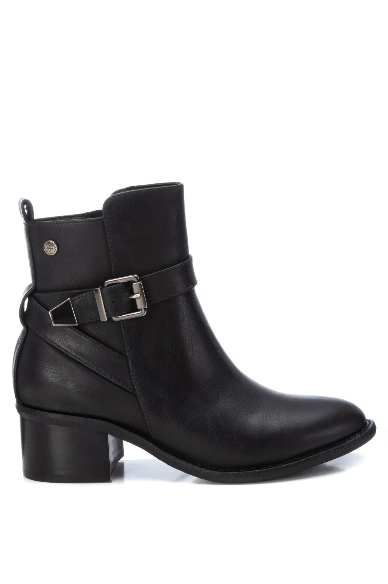Xti Botin con tacon bajo y hebilla