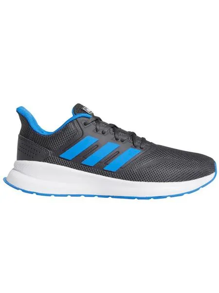 zapatilla adidas runfalcon gris/azul hombre