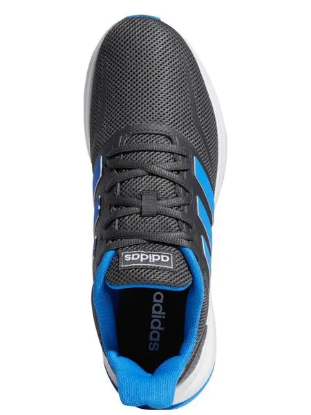 zapatilla adidas runfalcon gris/azul hombre