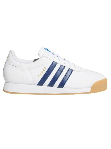 zapatilla adidas samoa blanco/azul hombre