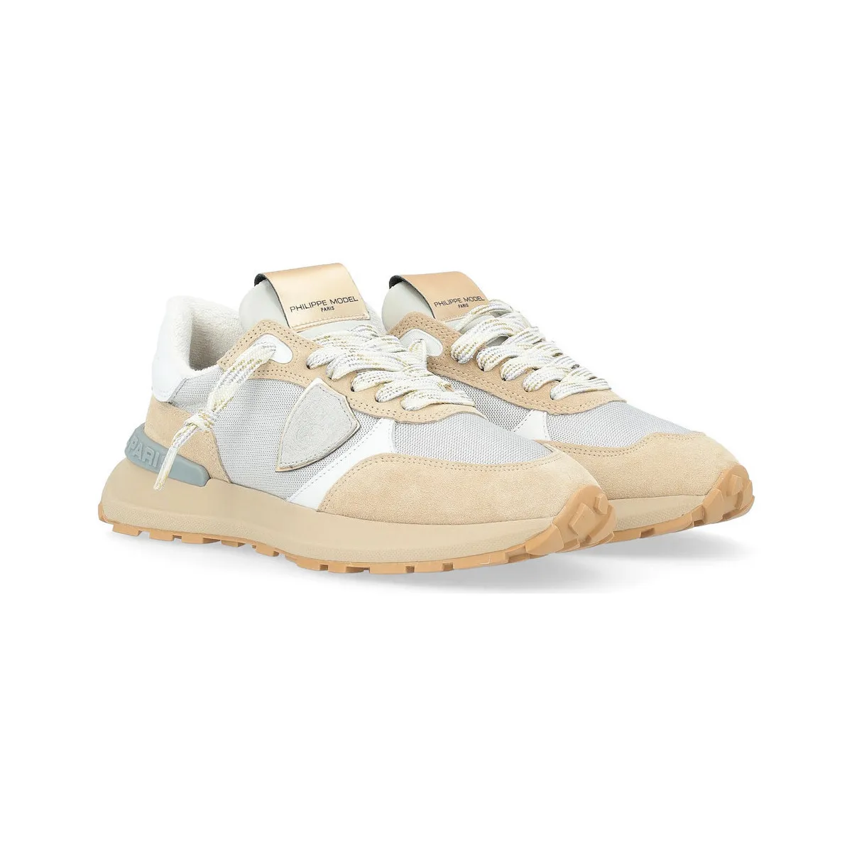 Zapatilla  Antibes en ante beige