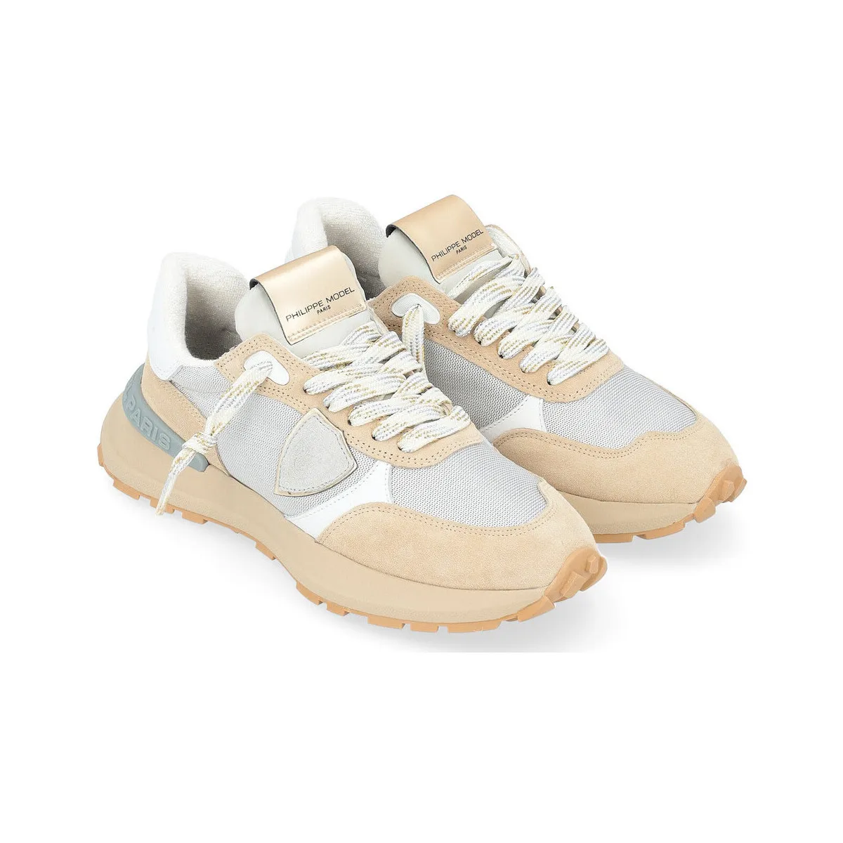 Zapatilla  Antibes en ante beige