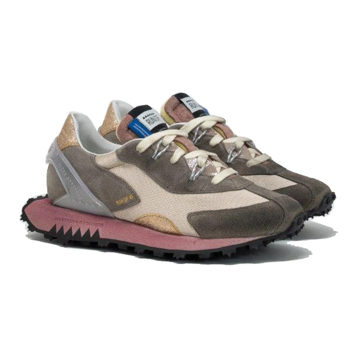 ZAPATILLA  AVA BEIGE & PINK MUJER