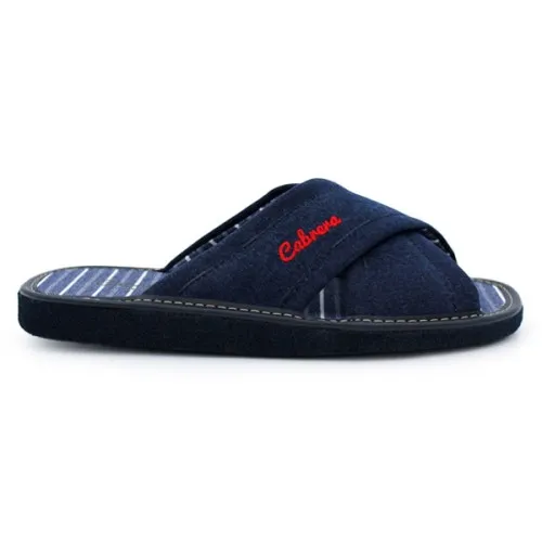 Zapatilla casa hombre tiras cruzadas Cabrera 2724