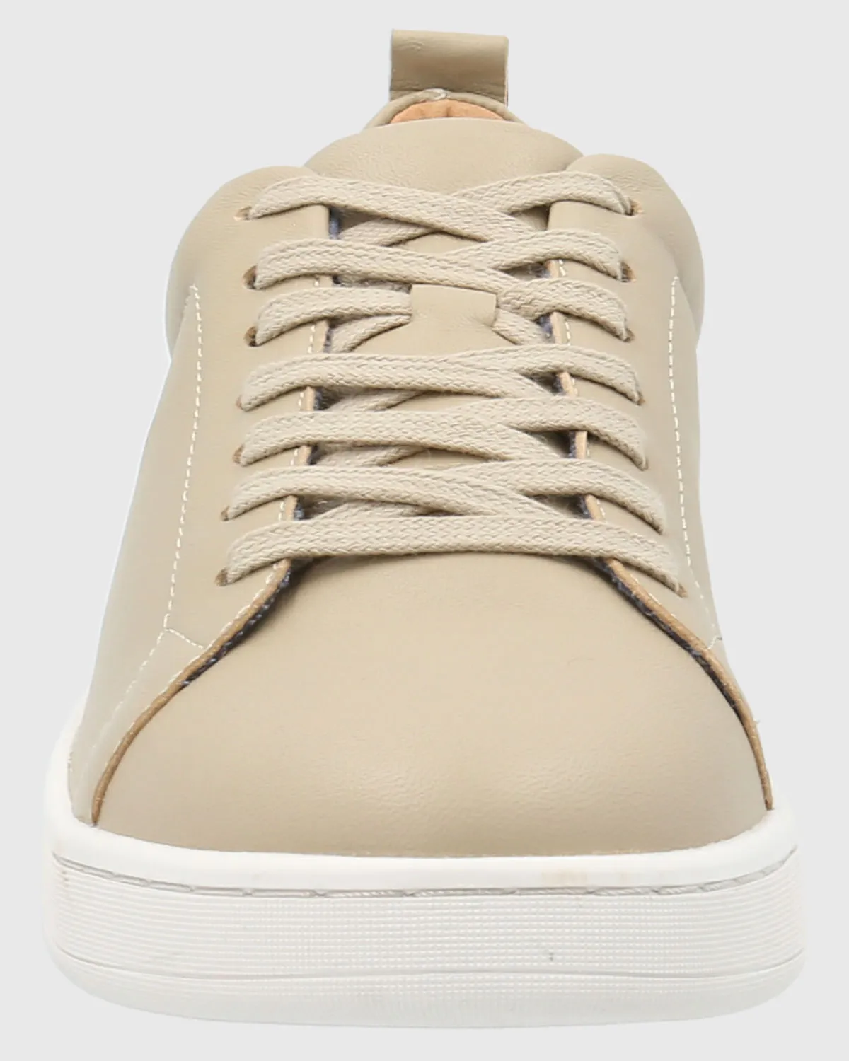 Zapatilla Cuero Mujer Tottem Beige