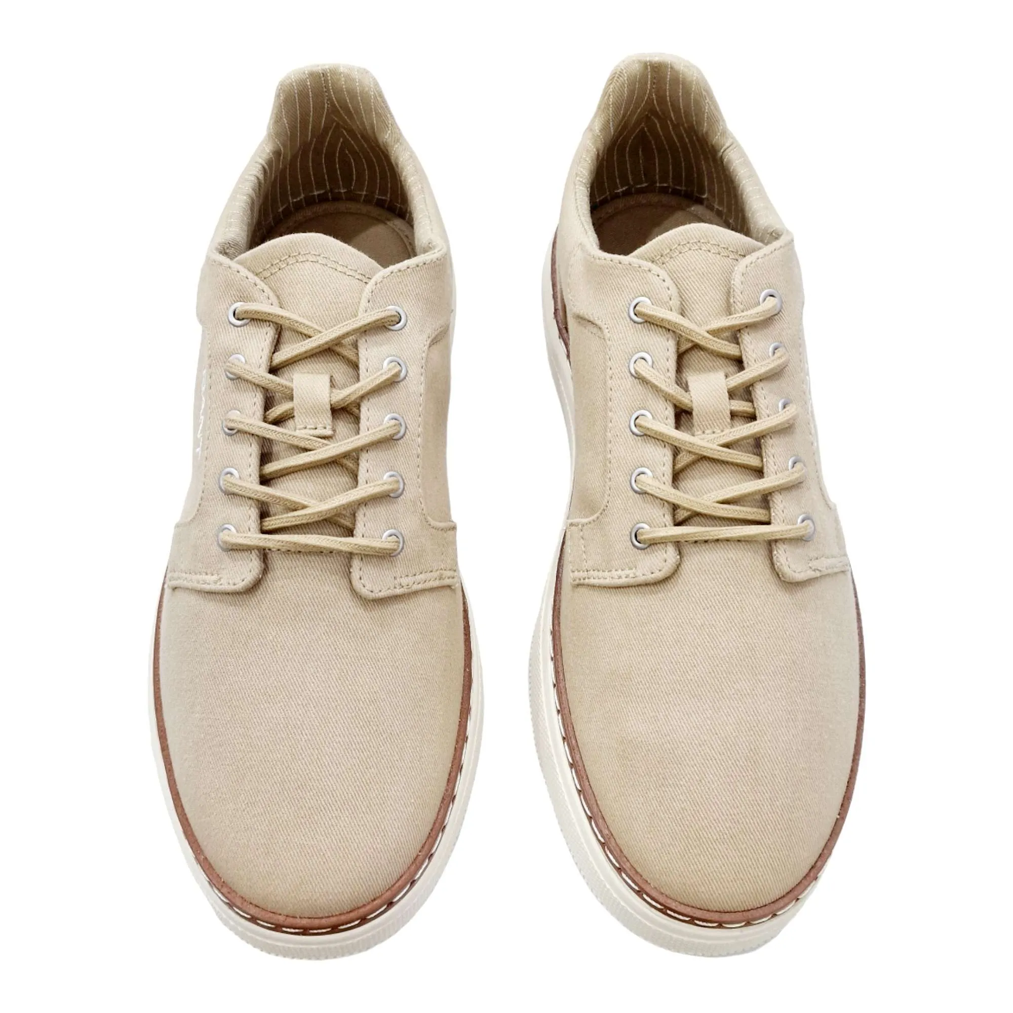 ZAPATILLA GANT HOMBRE COTTON TWILL BEIGE