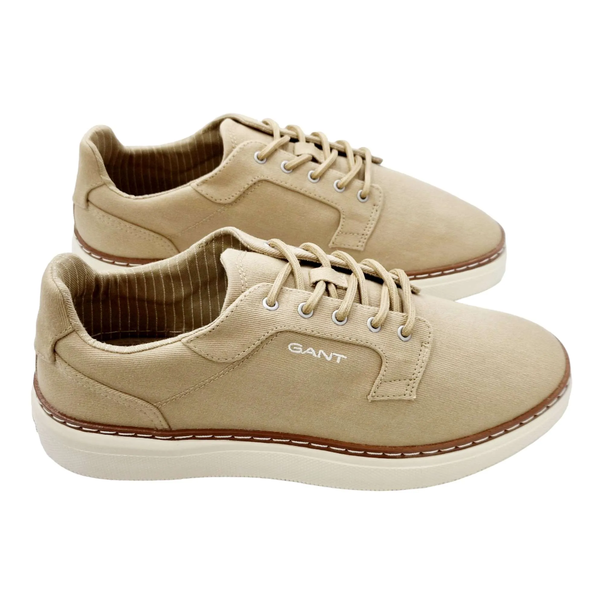 ZAPATILLA GANT HOMBRE COTTON TWILL BEIGE