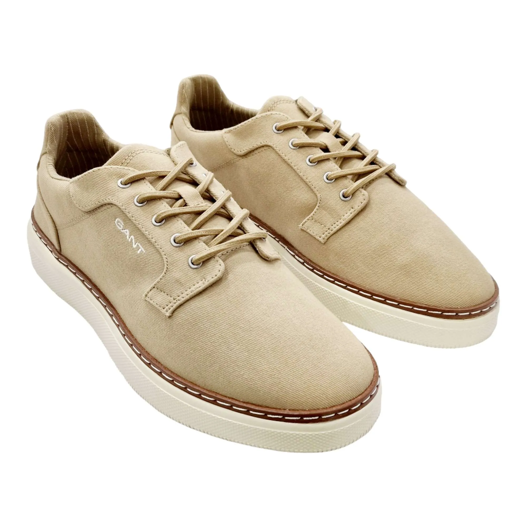 ZAPATILLA GANT HOMBRE COTTON TWILL BEIGE