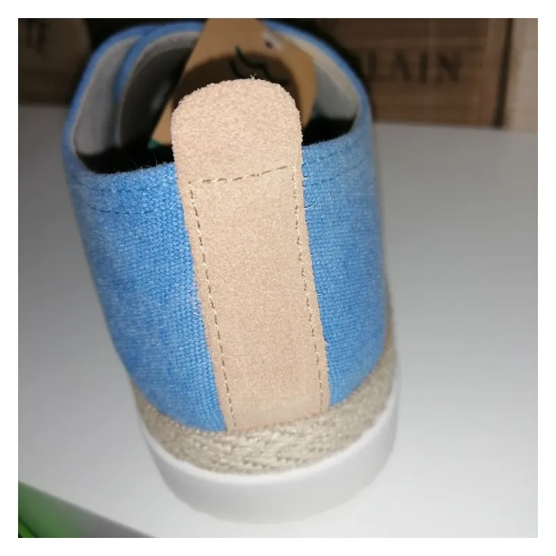 Zapatilla Lona Caballero Mediterránea Azul 034