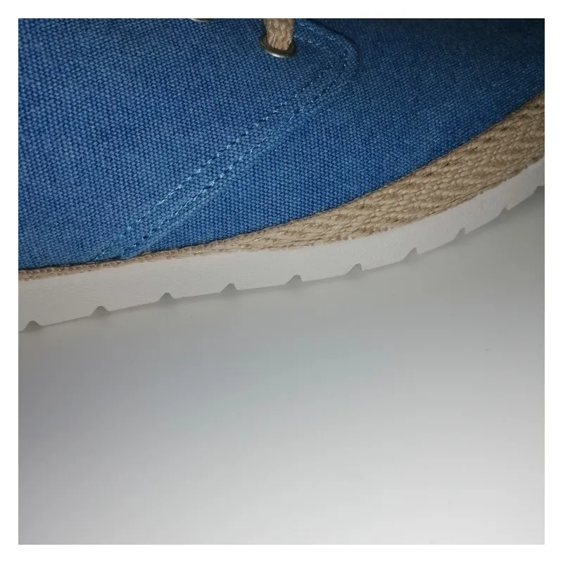 Zapatilla Lona Caballero Mediterránea Azul 034