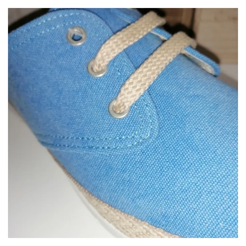Zapatilla Lona Caballero Mediterránea Azul 034