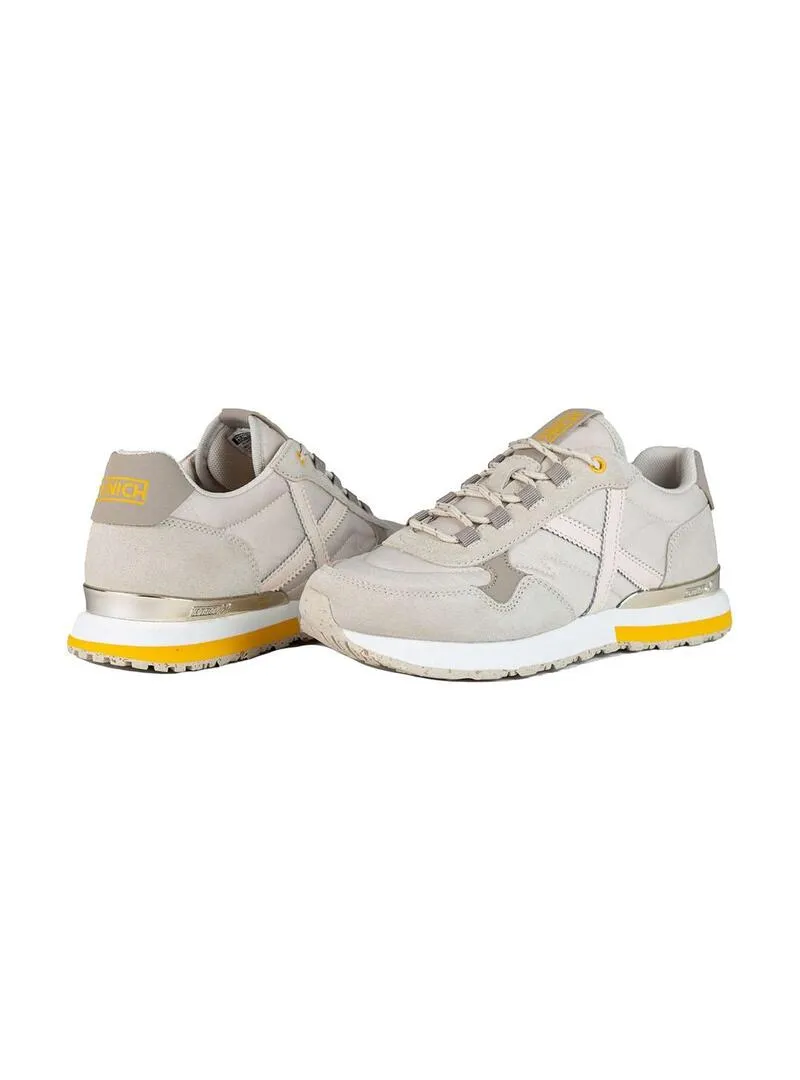 Zapatilla Mujer Munich Sunset 48 Beige
