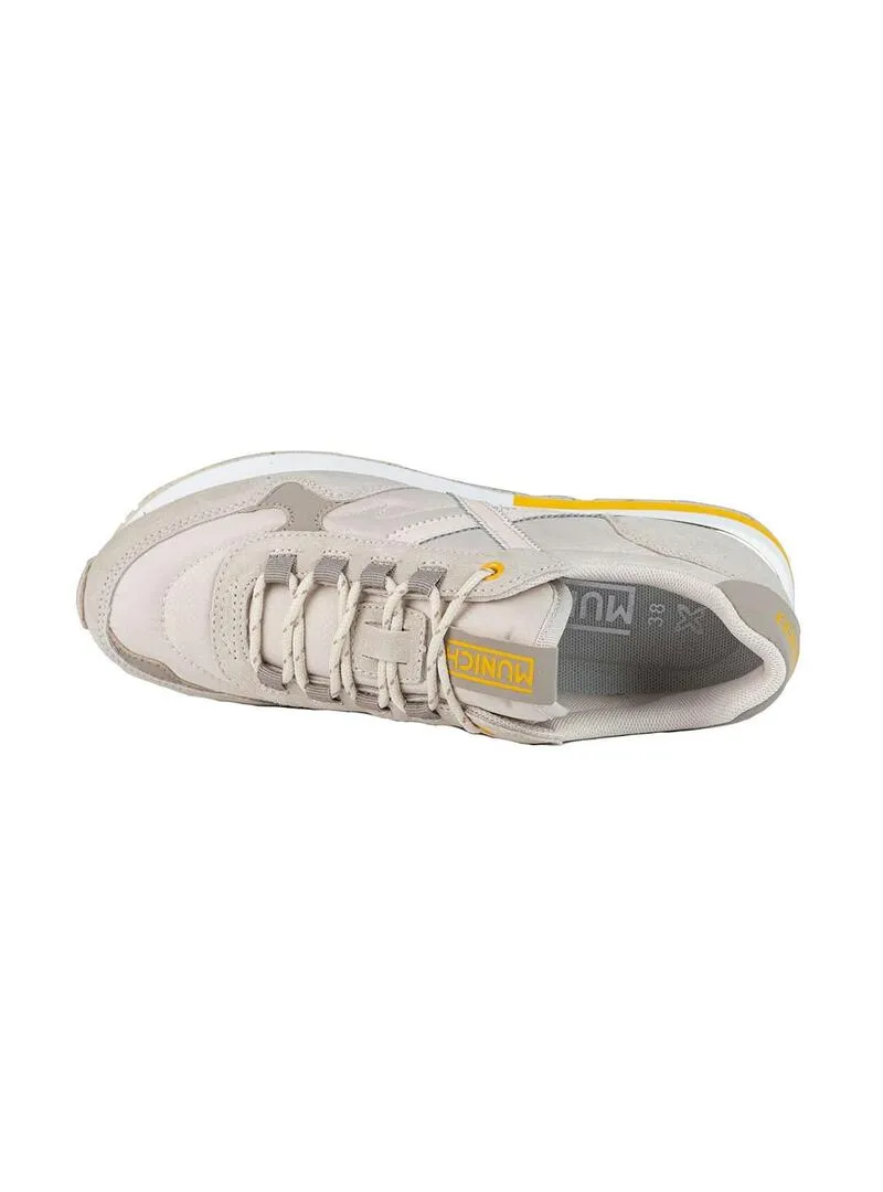 Zapatilla Mujer Munich Sunset 48 Beige
