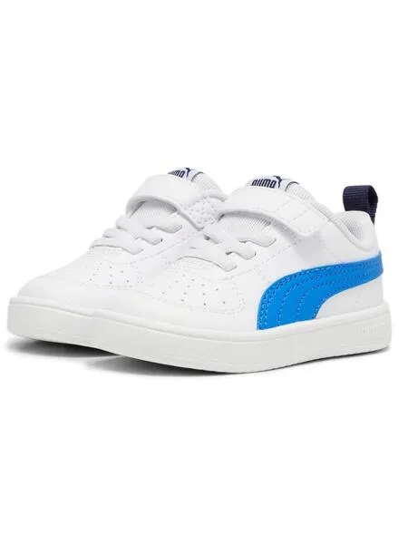 Zapatilla Puma Rickie Blanco Azul Bebe