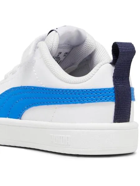 Zapatilla Puma Rickie Blanco Azul Bebe