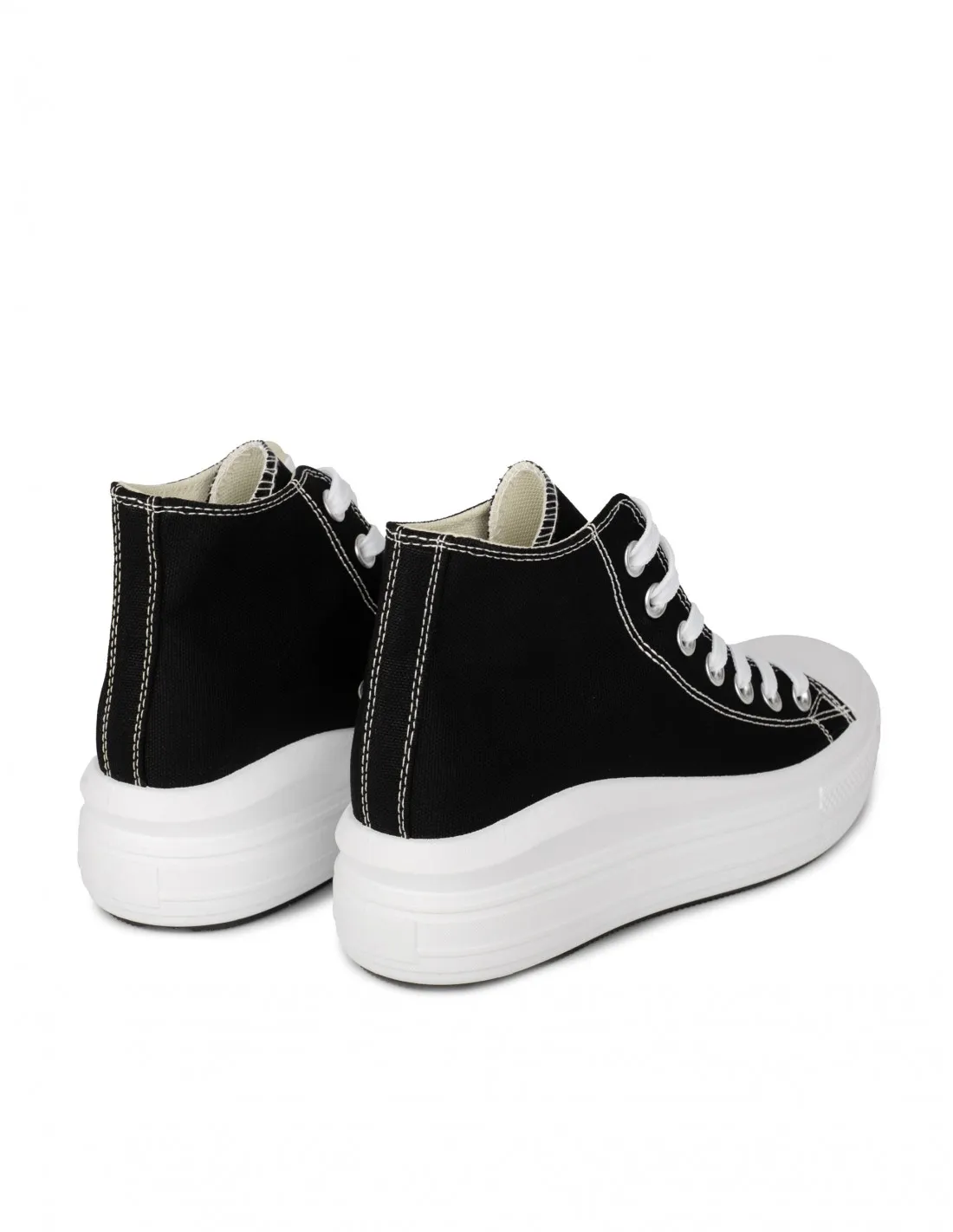 Zapatillas Altas Plataforma Negras